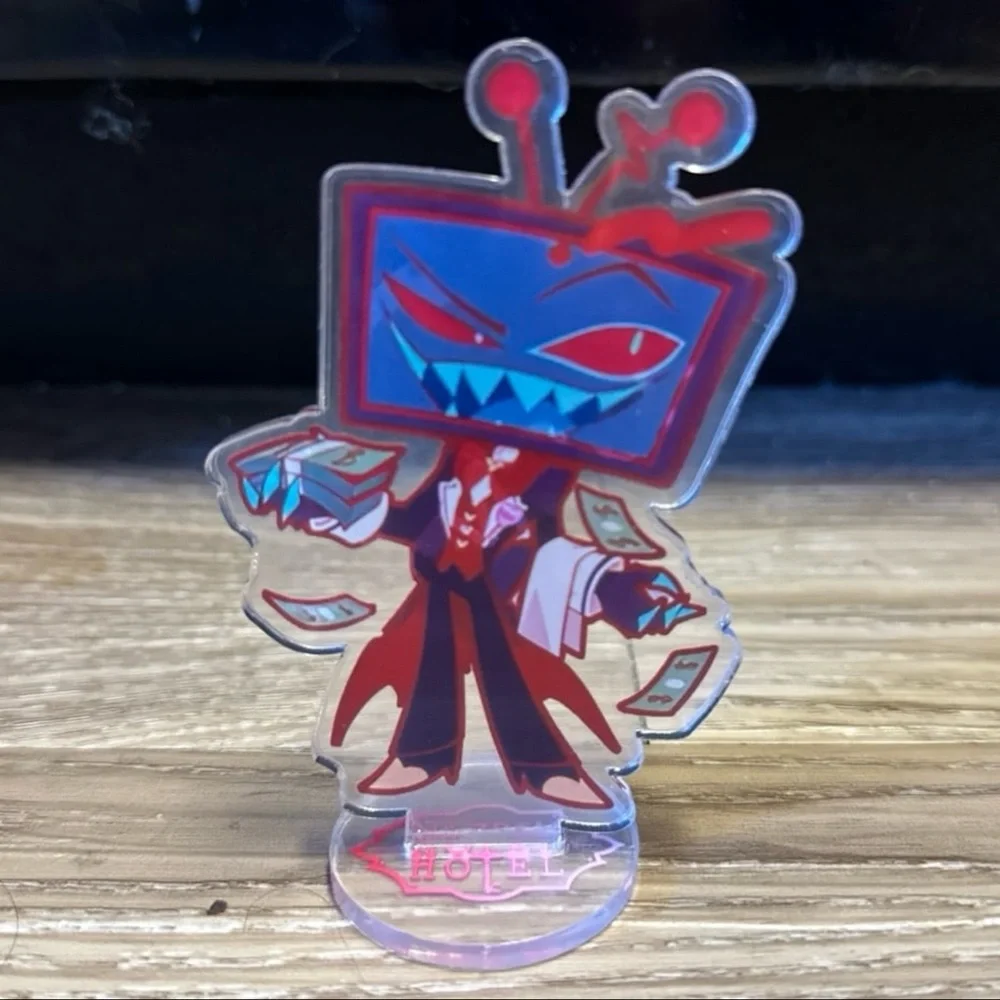 Hazbin Hotel Helluva Boss Vox maid cafe anime acrylic figure standee